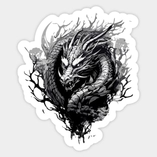 black dragon Sticker